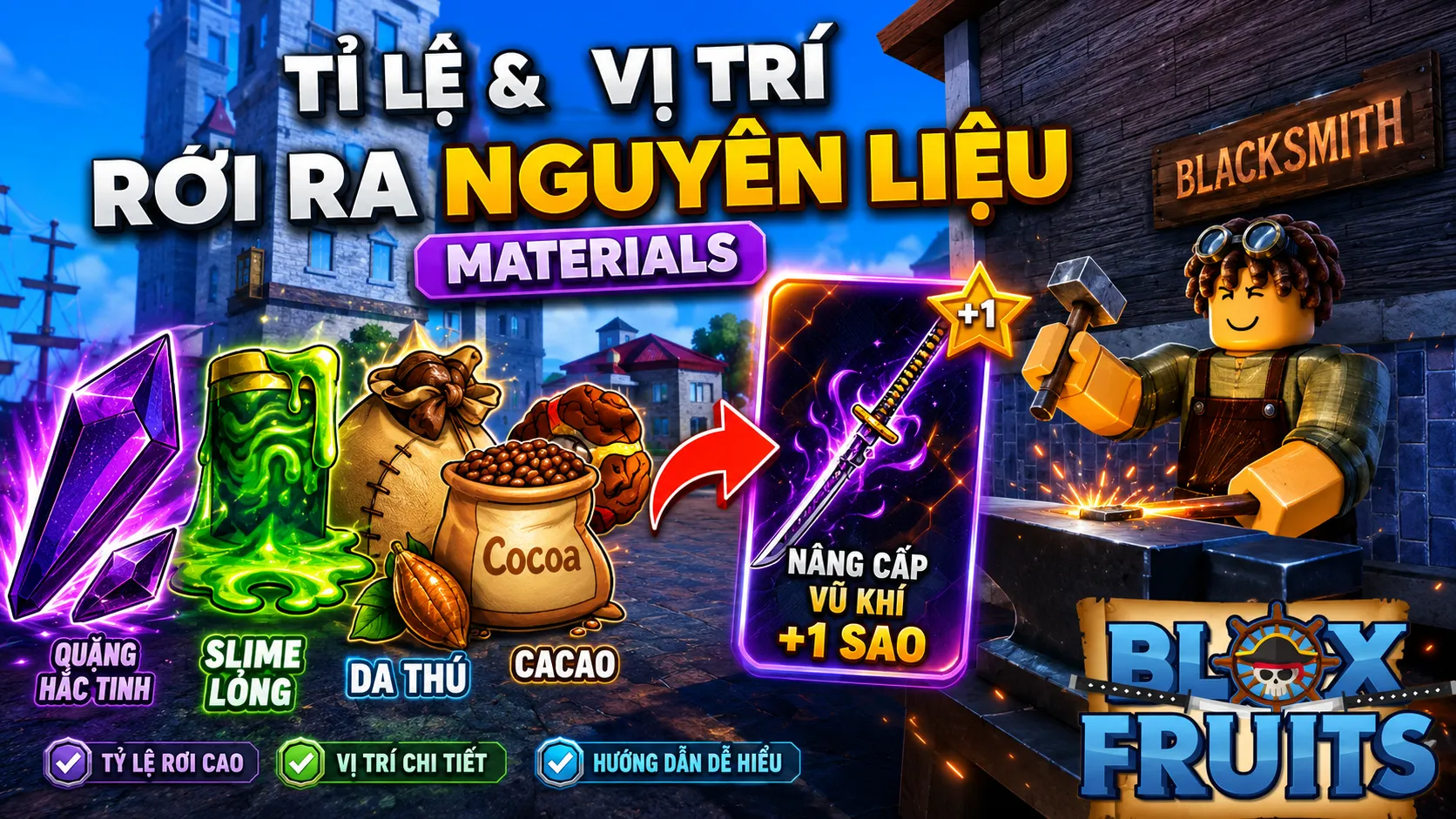 Cày ( Nguyên Liệu Để Nâng Cấp Đồ )